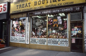 Treat Boutique, E. 86th St., NYC, January 1989                   